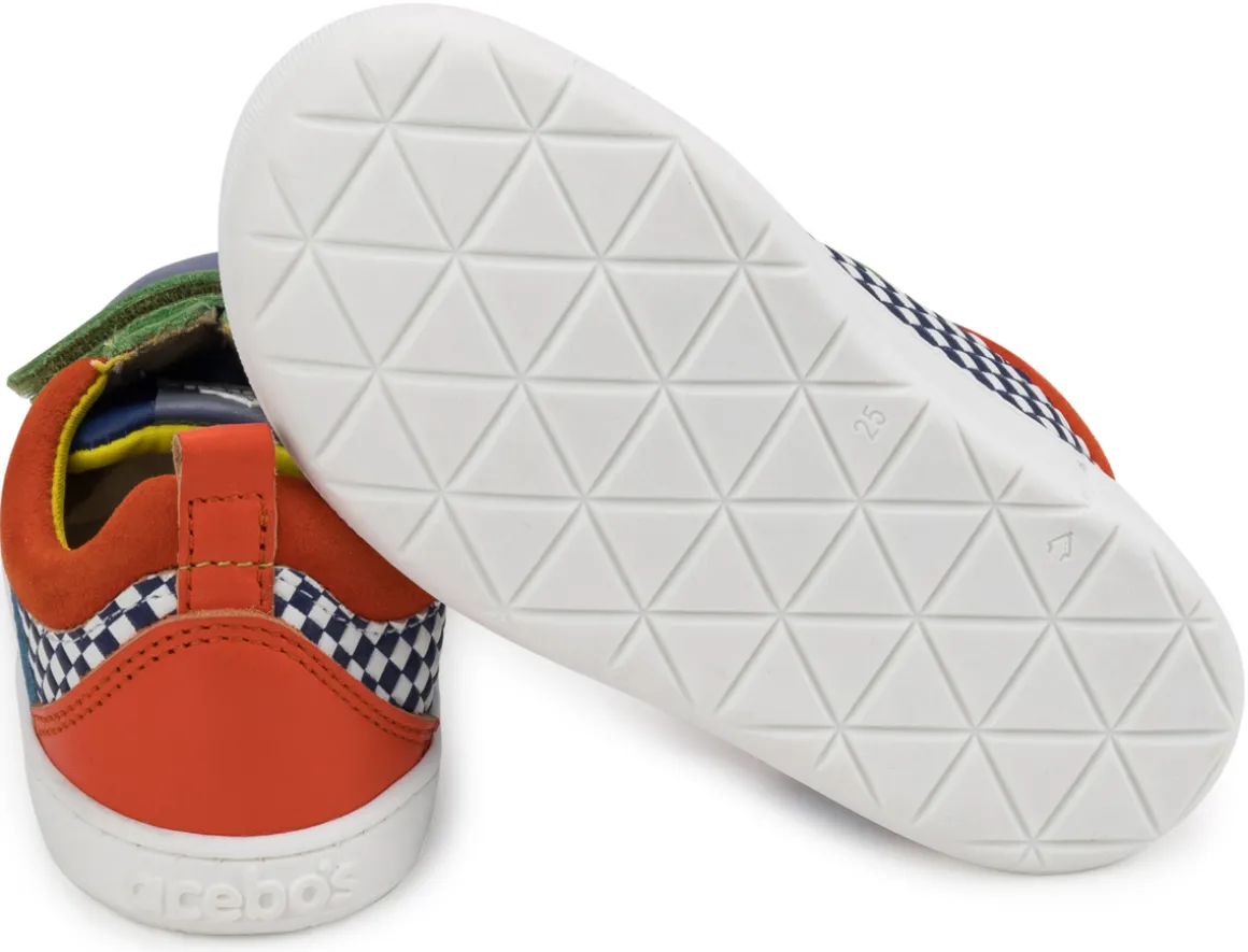 Acebos ~ LowCut Klettschuh Leder ~ Multi Blue