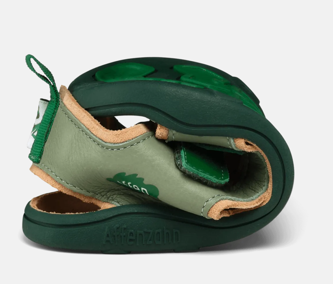 Affenzahn ~ Airy Leder Sandale ~ Frosch