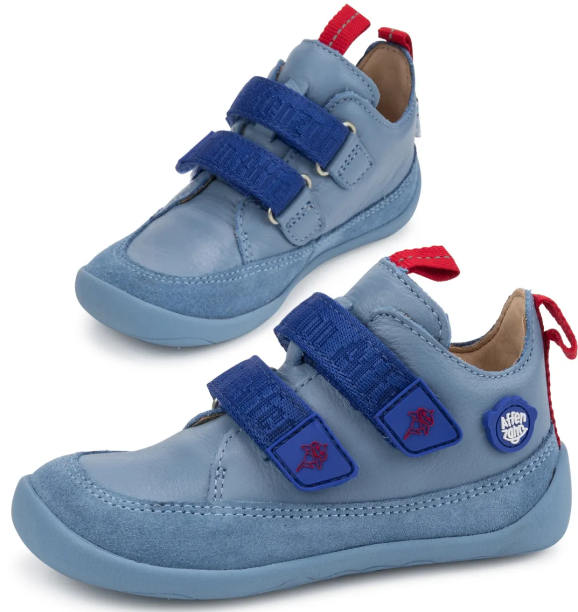 Affenzahn ~ Buddy Leder MidCut Sneaker ~ Hai