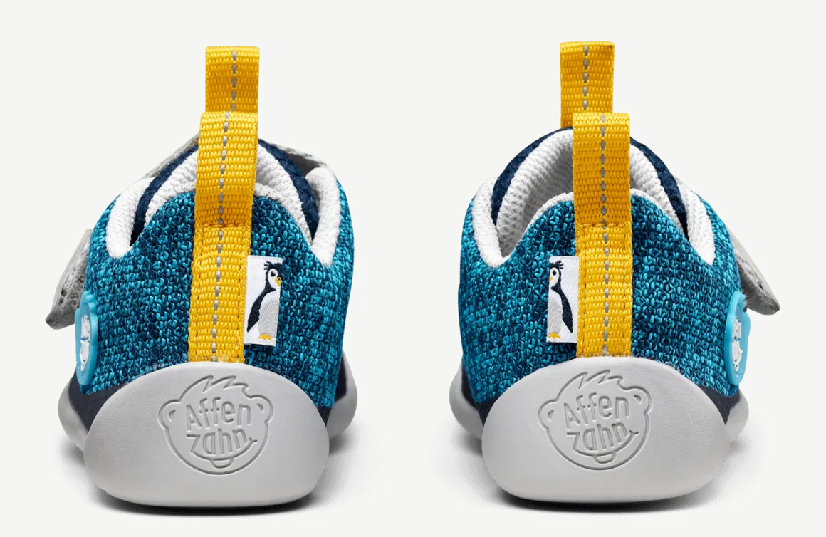 Affenzahn ~ Happy Knit vegan LowCut Sneaker ~ Pinguin