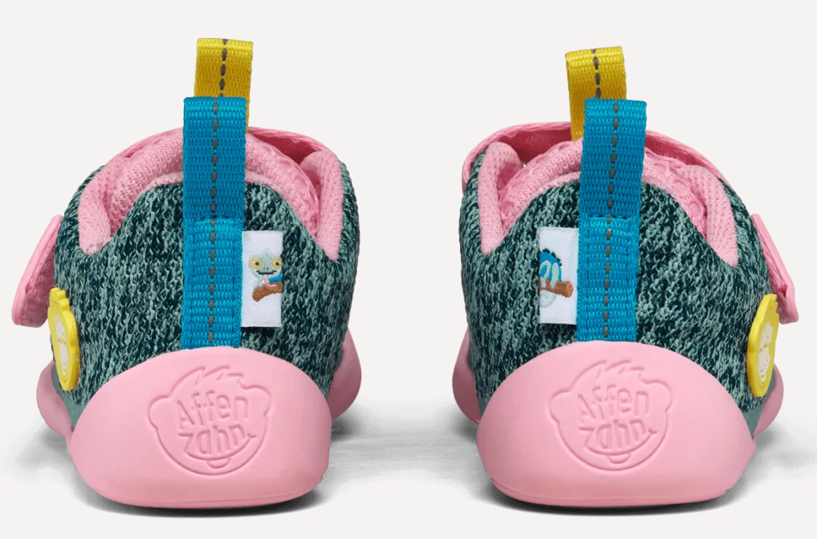 Affenzahn ~ Happy Knit Vegan LowCut Sneaker ~ Chamäleon