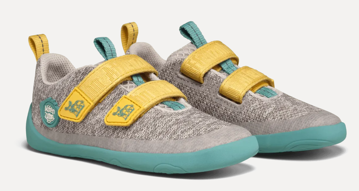 Affenzahn ~ Happy Knit Vegan LowCut Sneaker ~ Nashorn