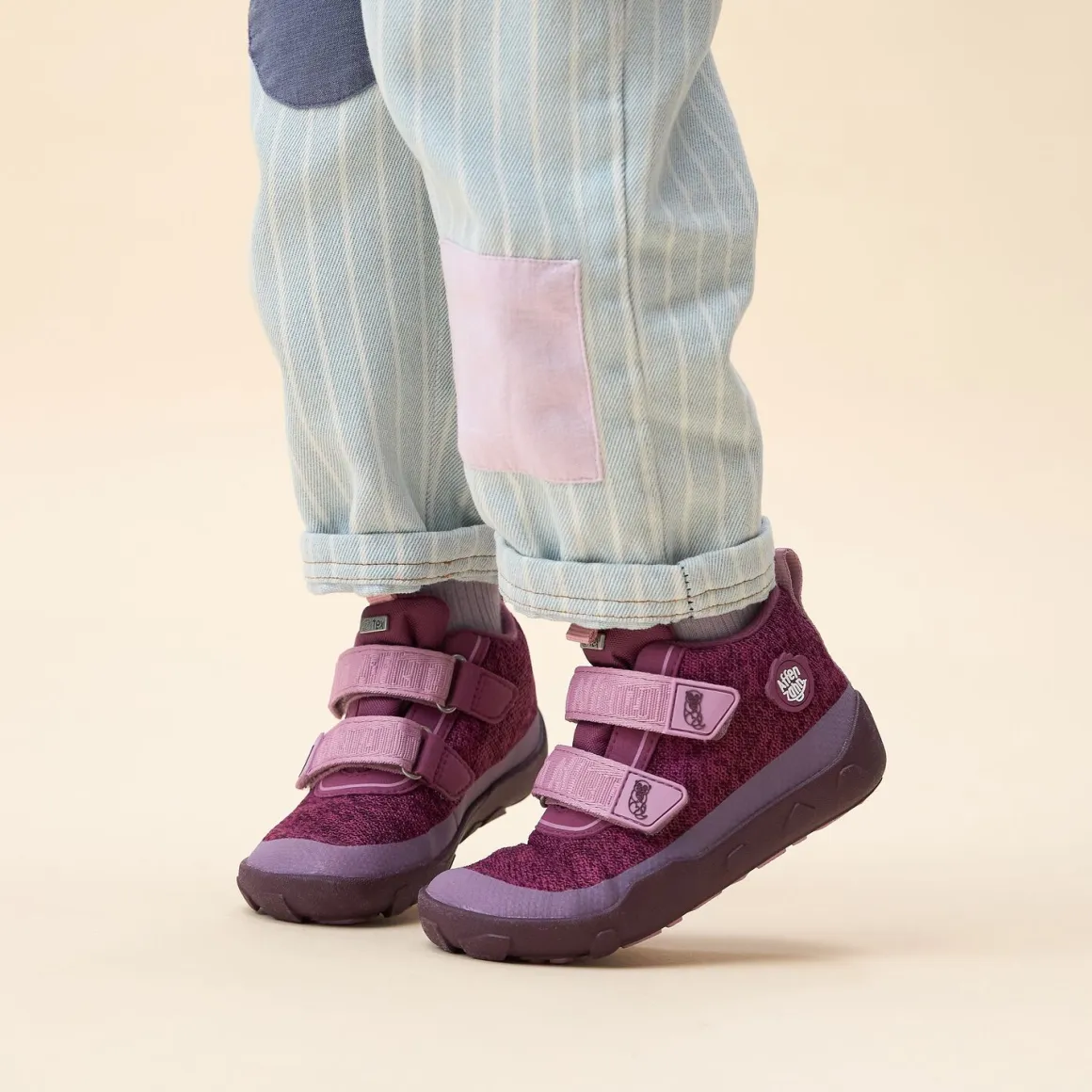 Affenzahn ~ Happy Knit vegan LowBoot + TEX ~ Otter