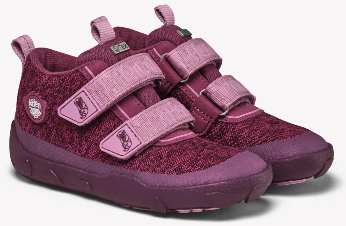 Affenzahn ~ Happy Knit vegan LowBoot + TEX ~ Otter