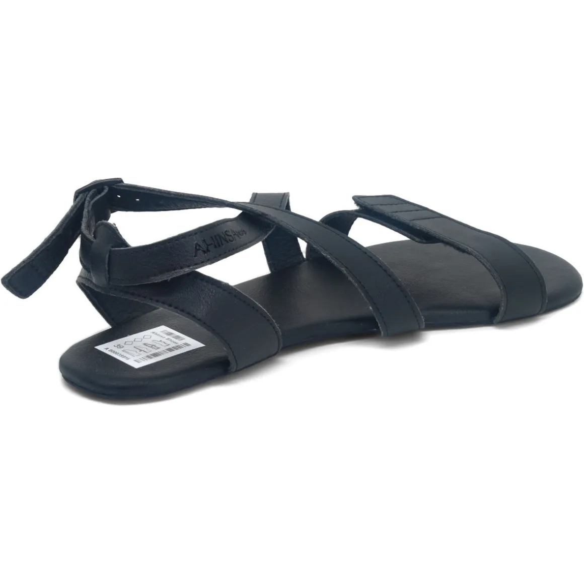 Ahinsa ~ Hava 2.0 Sandale Vegan ~ Schwarz