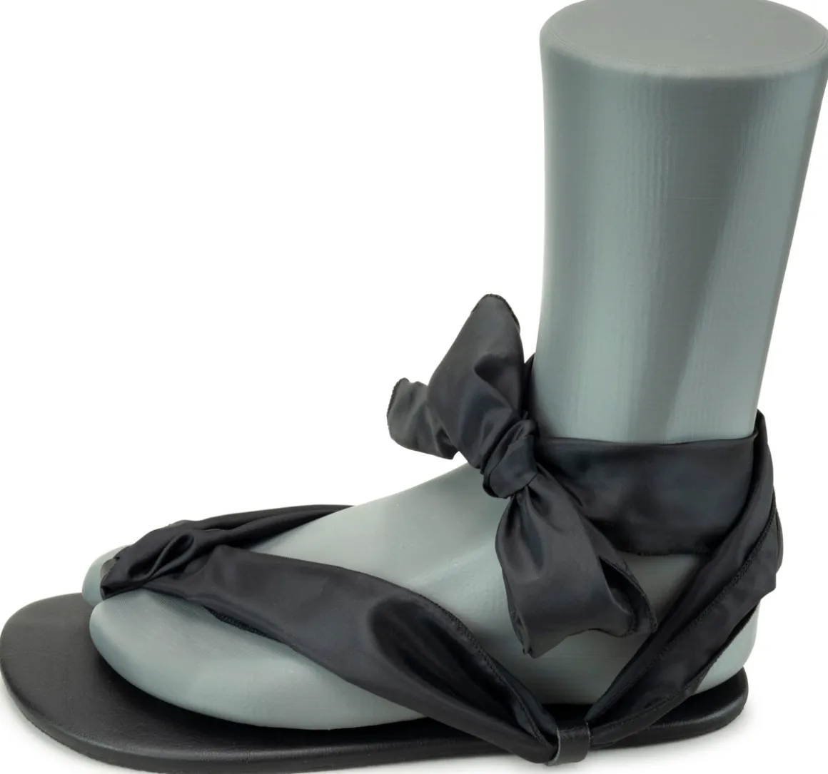 Ahinsa ~ Sandale Vegan ~ Schwarz