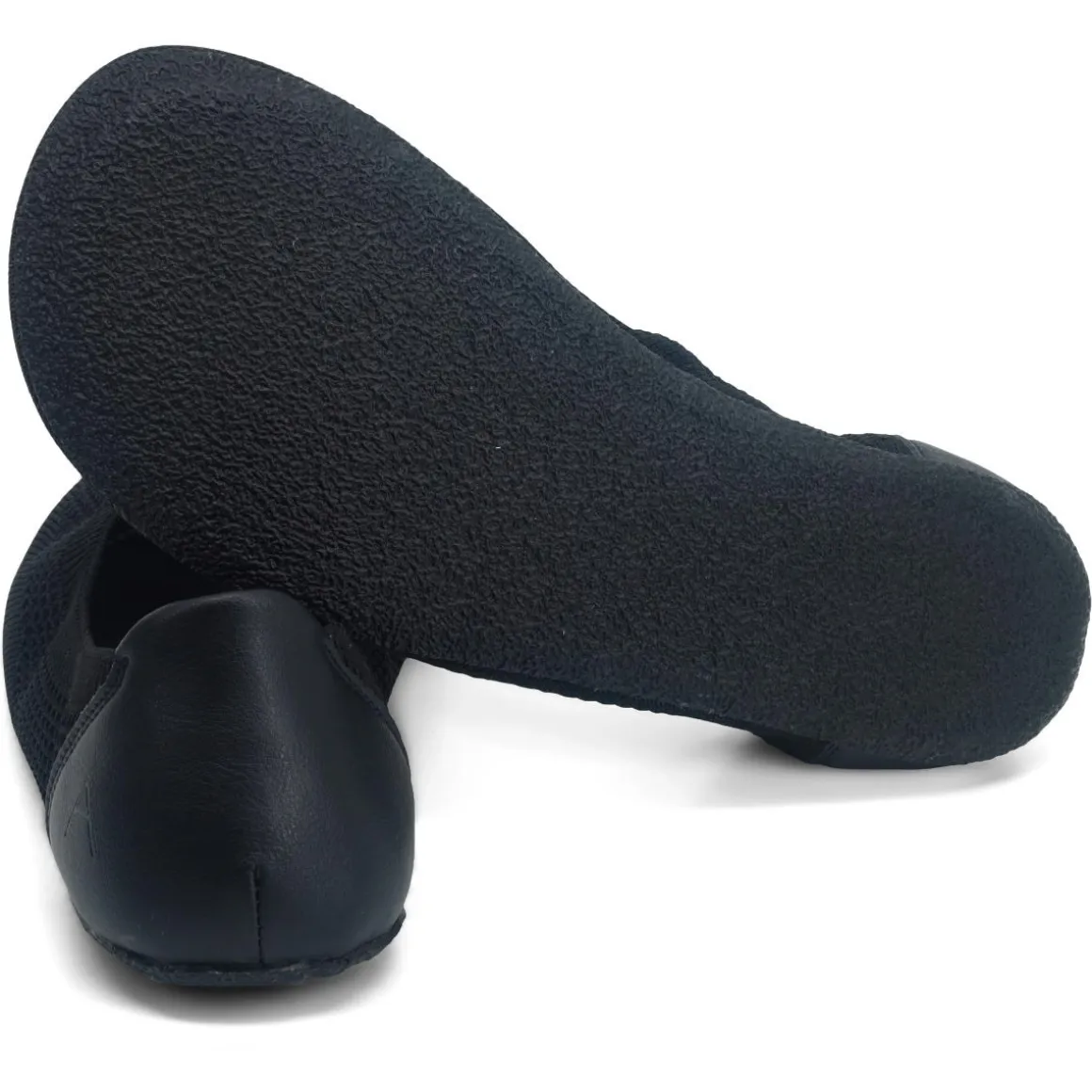 Ahinsa ~ Softy Knit Ballerina ~ Schwarz