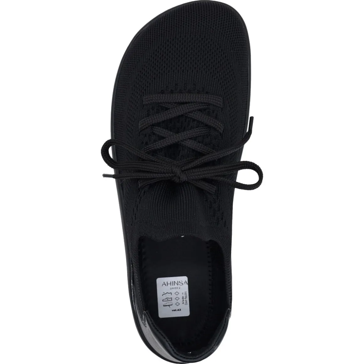 Ahinsa ~ Softy Knit Sneaker ~ Black