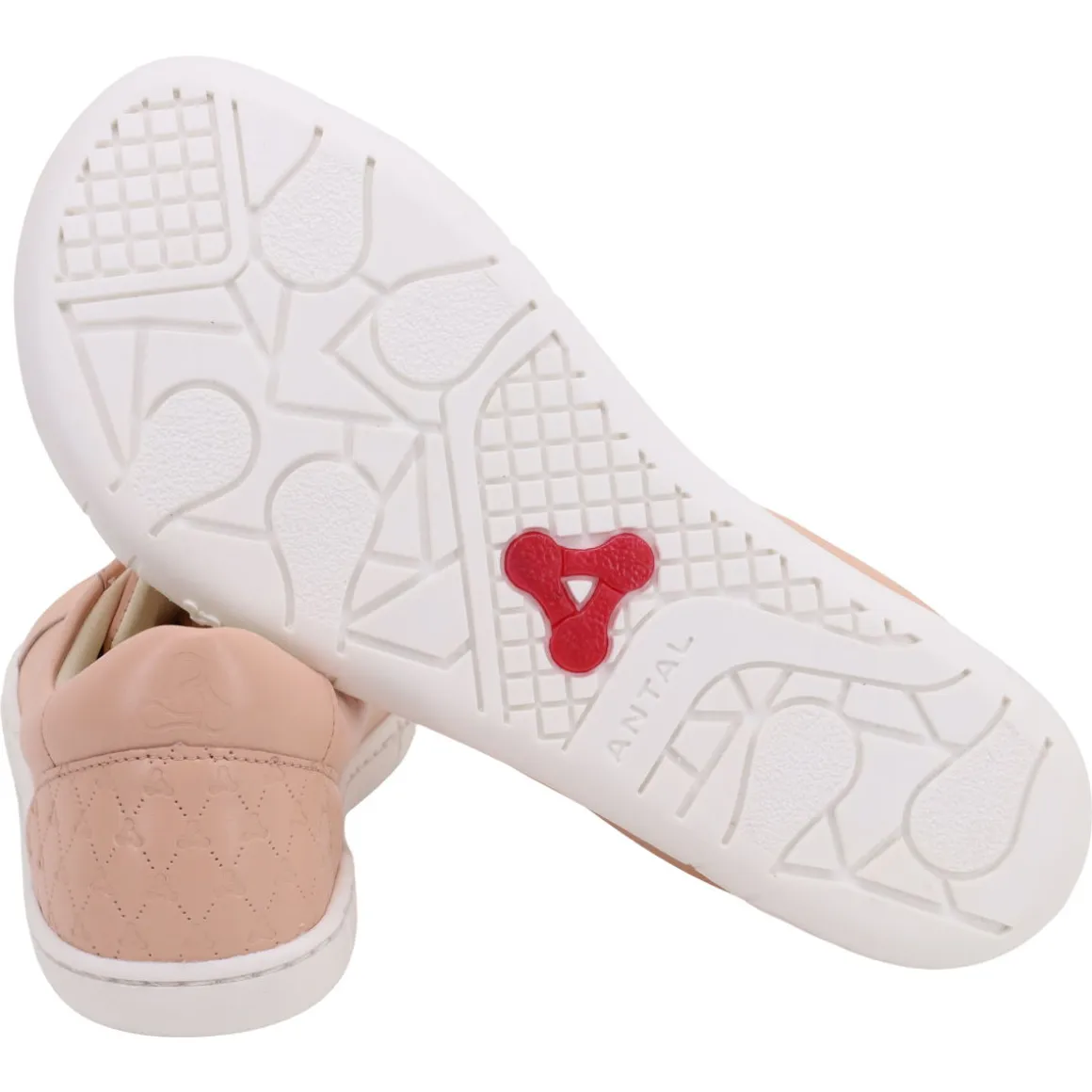 Antal ~ Amada Leder Sneaker ~ Pfirsich