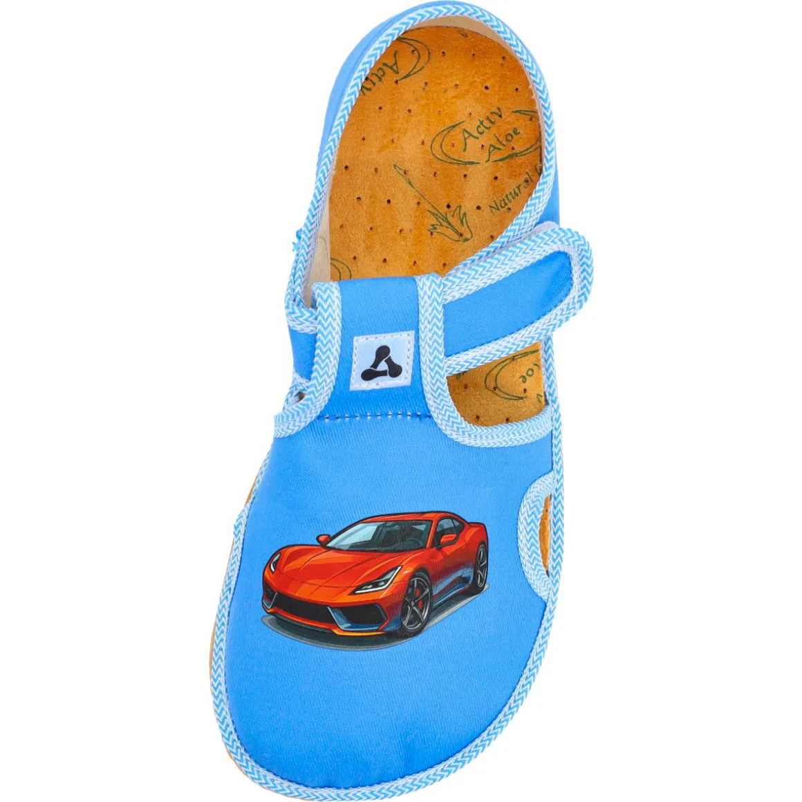 Antal ~ Rascal Hausschuh Slipper Textil ~ Auto Blau