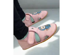 Antal ~ Rascal Hausschuh Slipper Textil ~ Space Kitty Rosa