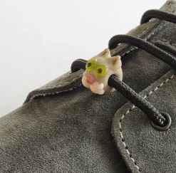 Atelier Schatzmuschel ~ Schuh Perle ~ Katze
