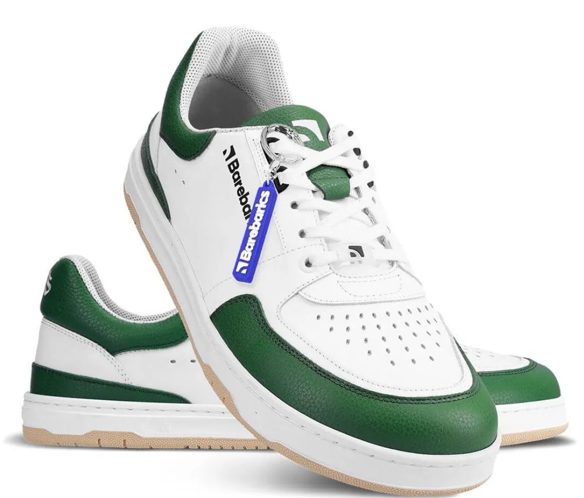 Barebarics ~ Wave ~ White & Dark Green