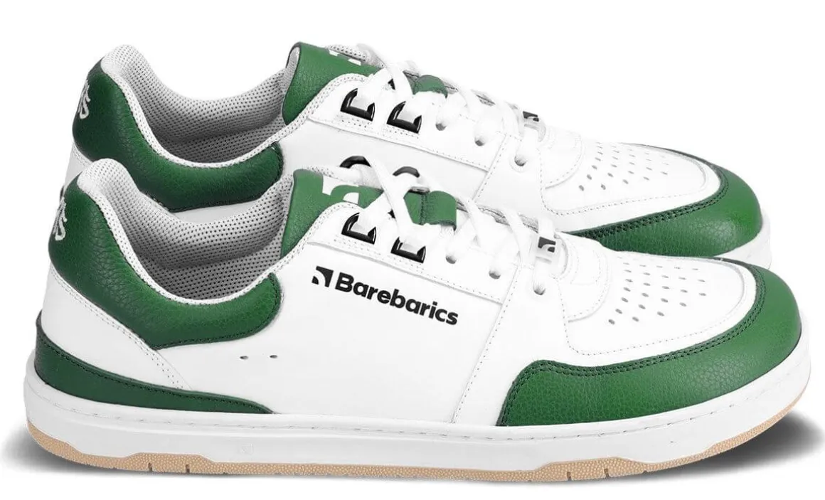 Barebarics ~ Wave ~ White & Dark Green