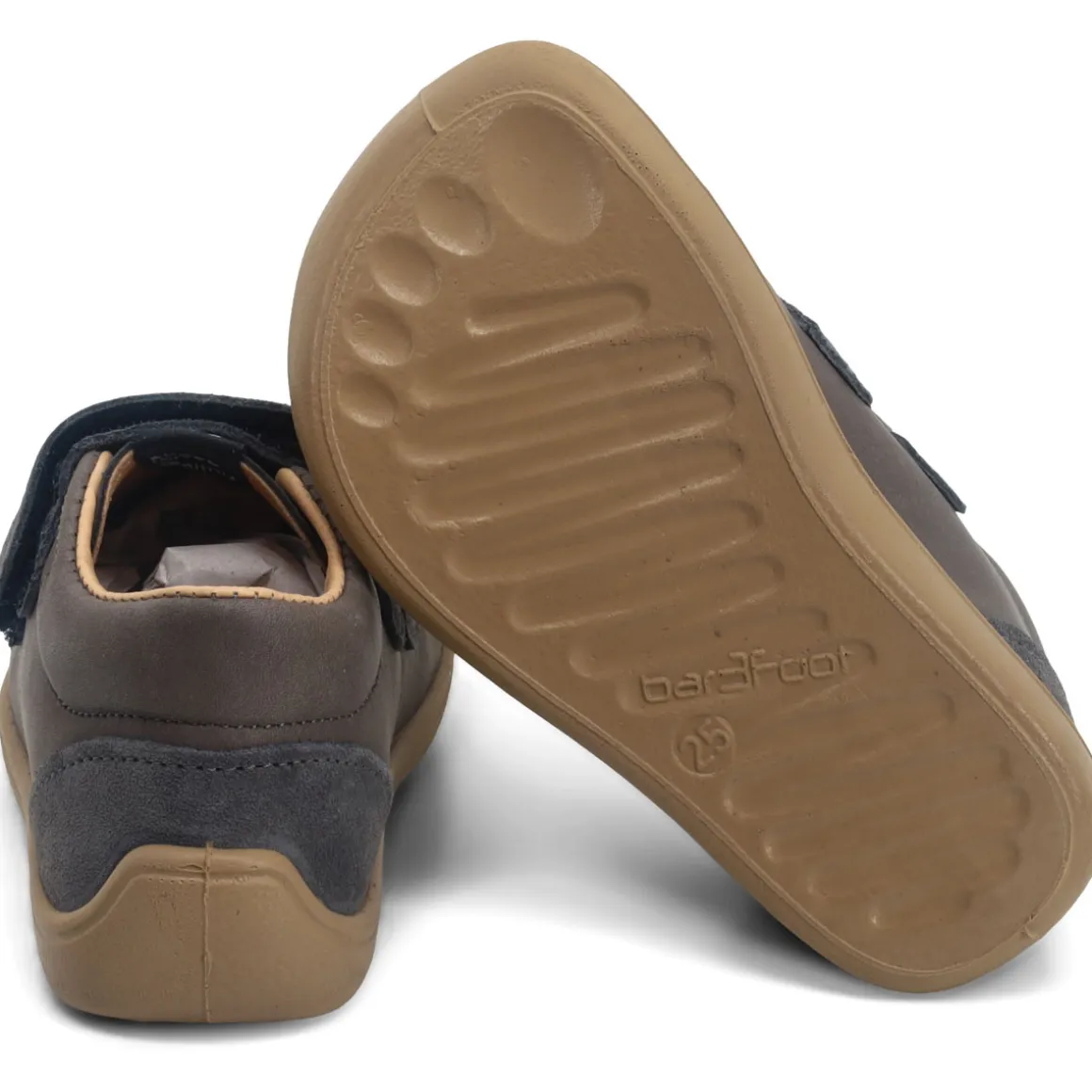 bar3foot Elf ~ Step Leder Sneaker ~ Graphit