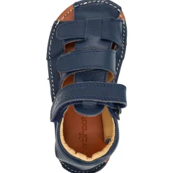 bar3foot Flex ~ Sunny Leder Sandale ~ Navy