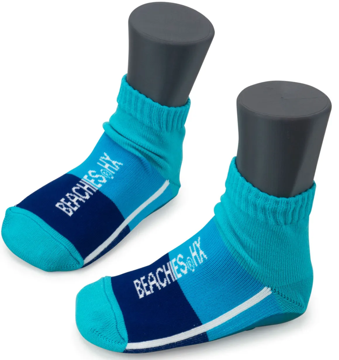 Beachies ~ Aquasocke HX Colorblock ~ Meerblau