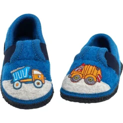 Beck ~ Hausschuh Wollwalk ~ LKW Blau