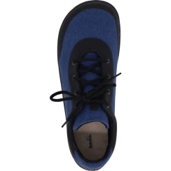 beda |a ~ LowCut Schnür-Sneaker ~ Black Denim
