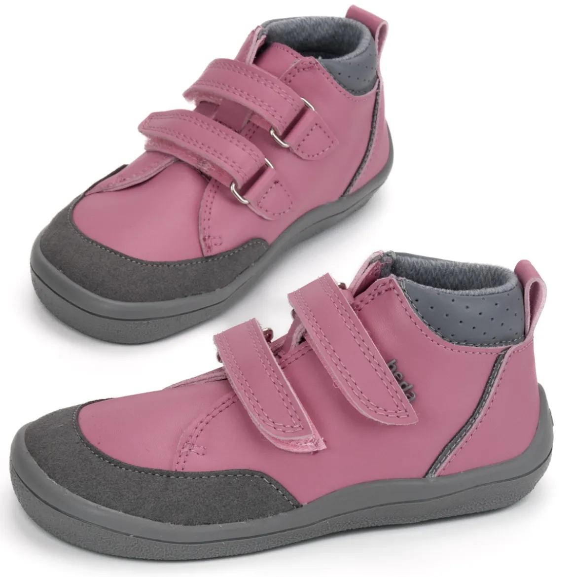 beda Playful ~ MidCut Klettschuh + Tex ~ Rose