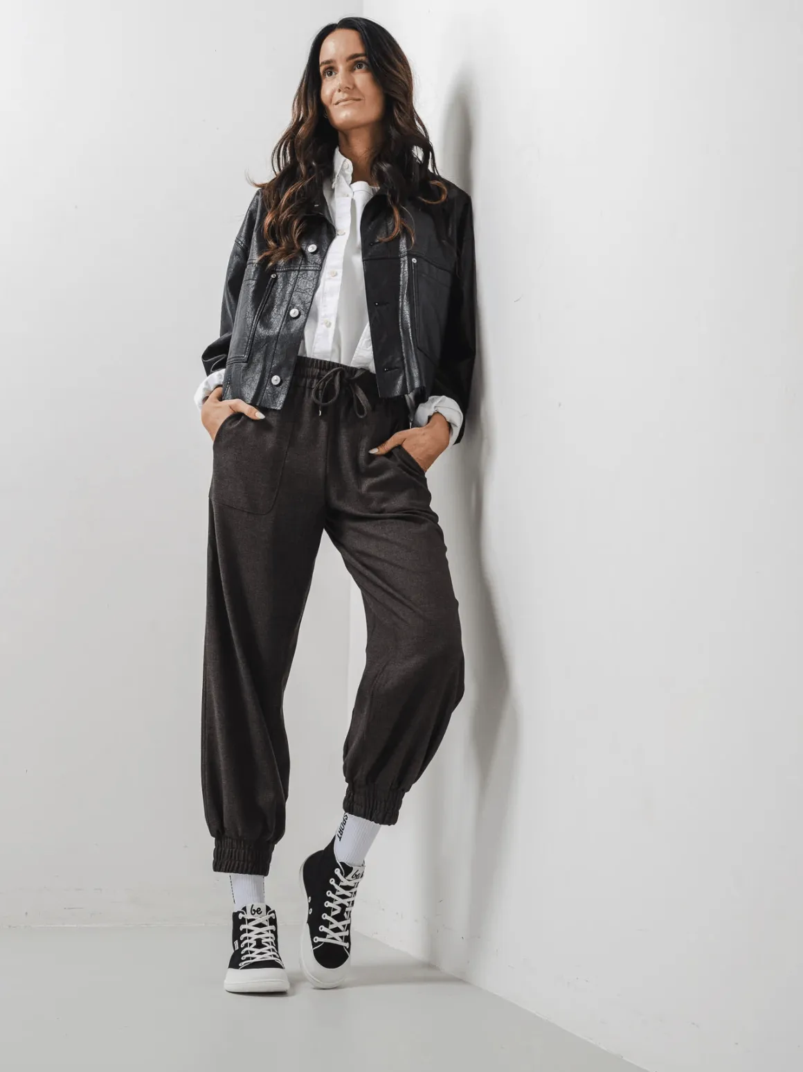 BeLenka |a ~ Rebound HighTop ~ Black & White