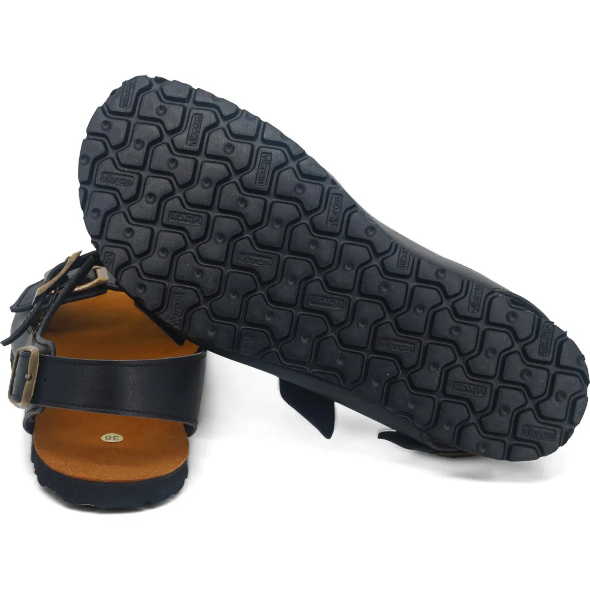 Bioworld ~ Chad Comfort Sandale Vegan ~ Black