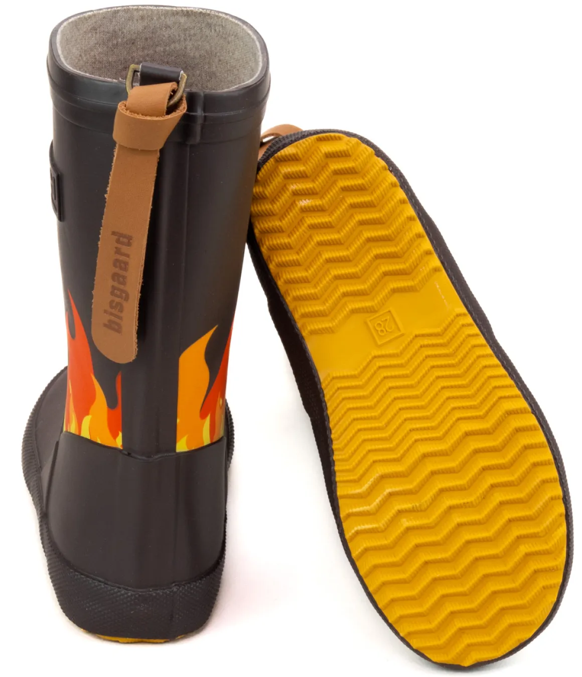 Bisgaard ~ Gummistiefel ~ Brown Flames