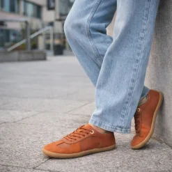 bLifestyle |a ~ Dünengras LowCut Leder Sneaker ~ Haselnuss