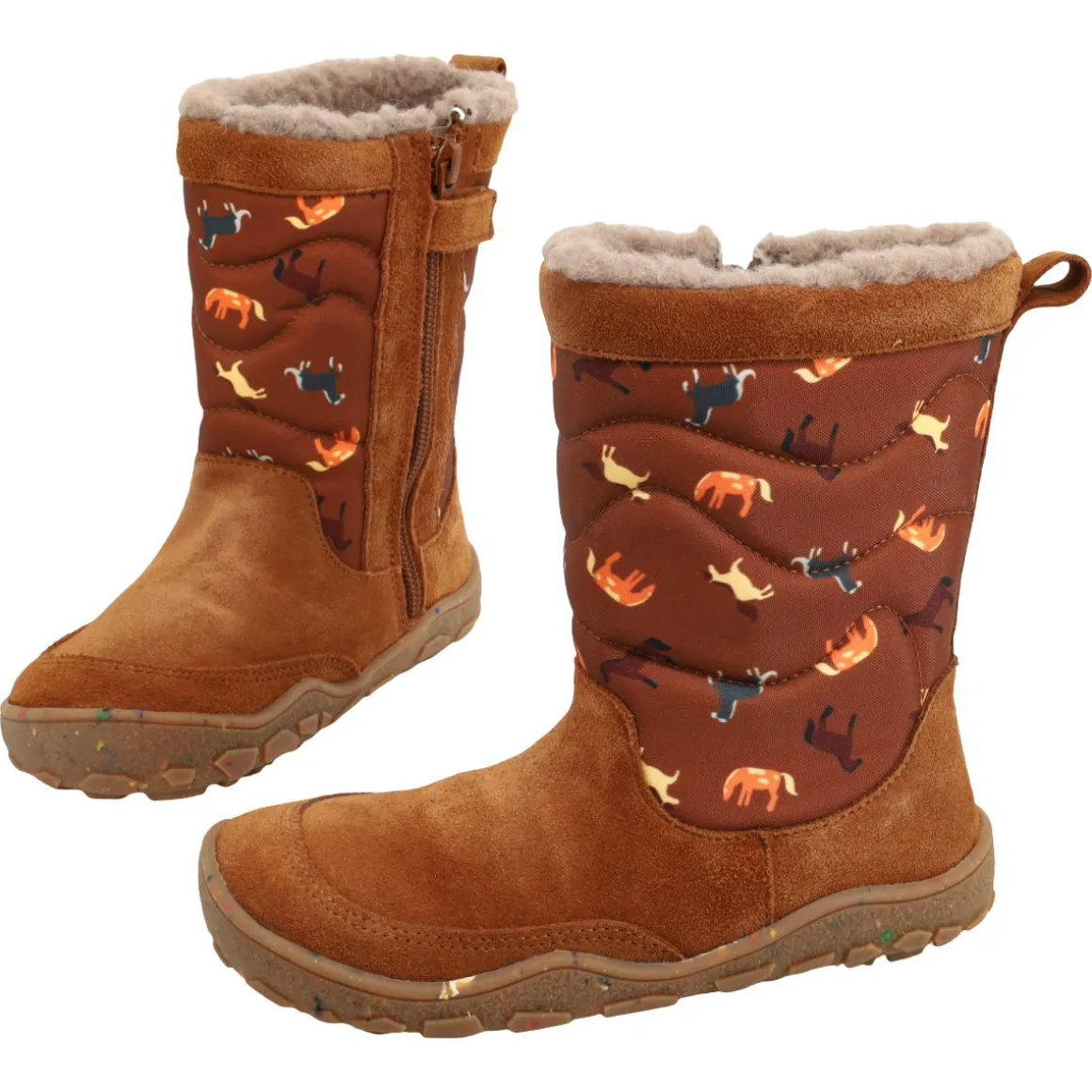 bLifestyle ~ Alpaka Stiefel Winter TEX ~ Pferd Haselnuss