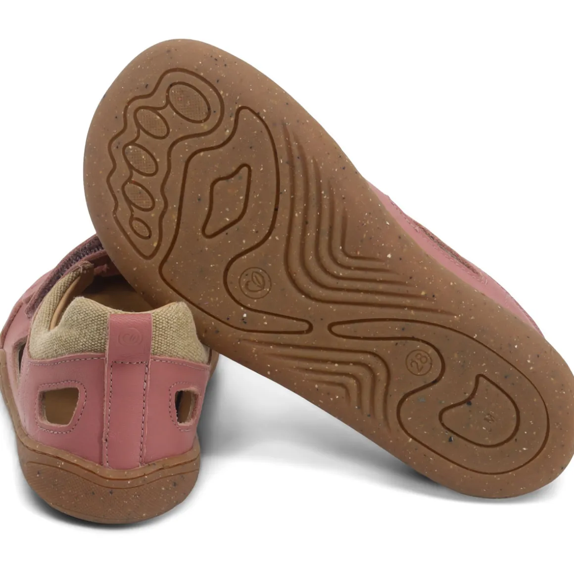 bLifestyle ~ Kammmolch Sandale Nappa ~ Altrosa