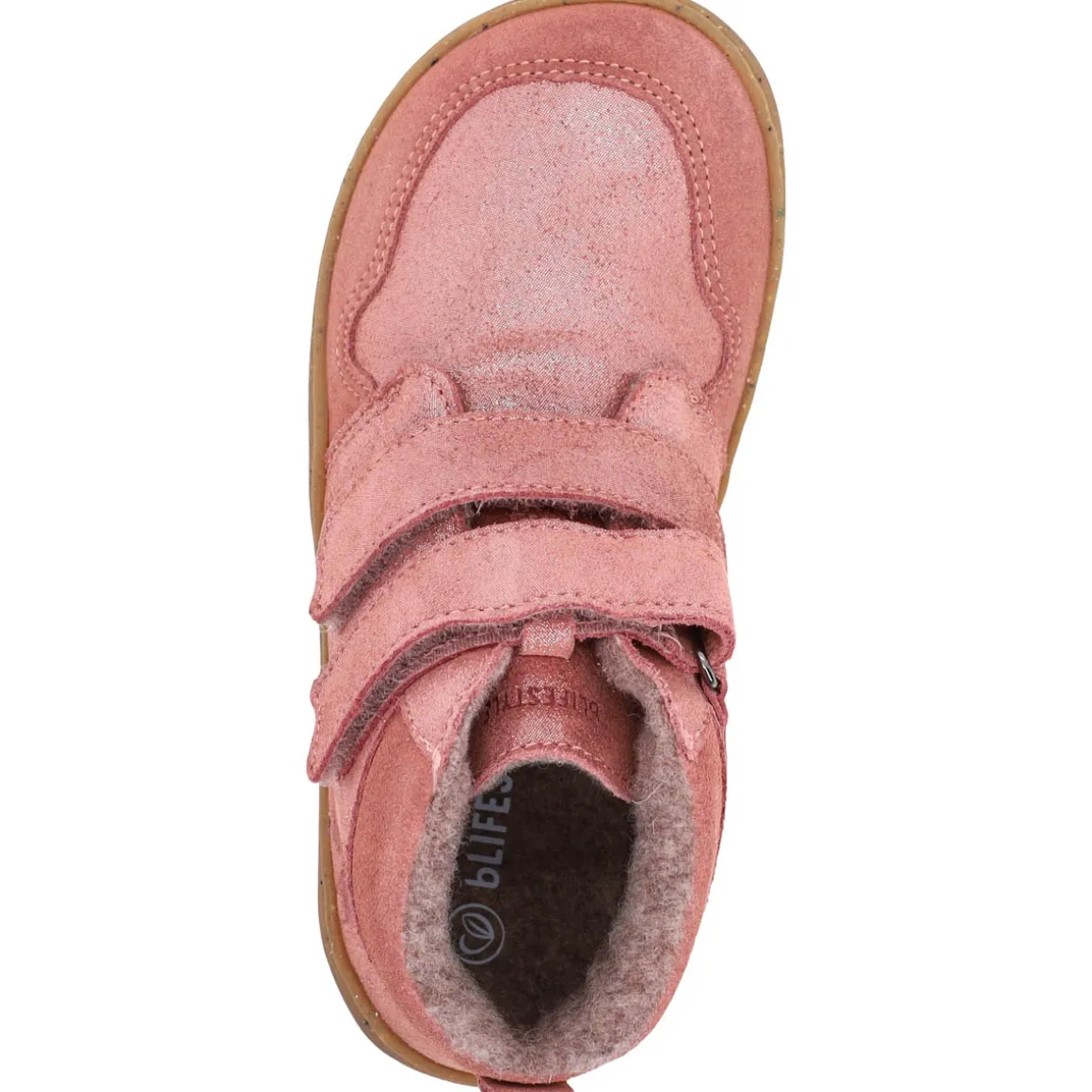 bLifestyle ~ Streifenhörnchen MidCut Velours Warm ~ Altrosa