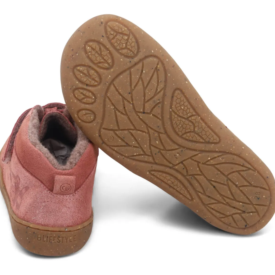 bLifestyle ~ Streifenhörnchen MidCut Velours Warm ~ Altrosa