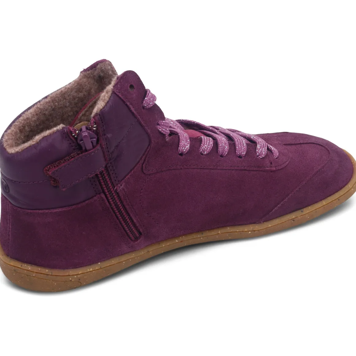 bLifestyle ~ Wildbiene Teens MidCut Schnürer Warm ~ Pflaume