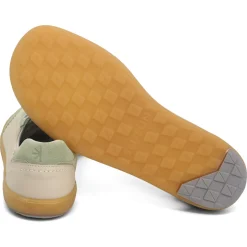 blusun ~ LowCut Leder ~ Off White & Green
