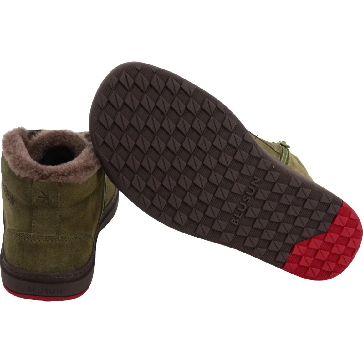 blusun ~ MidCut Stiefel Winter ~ Olive