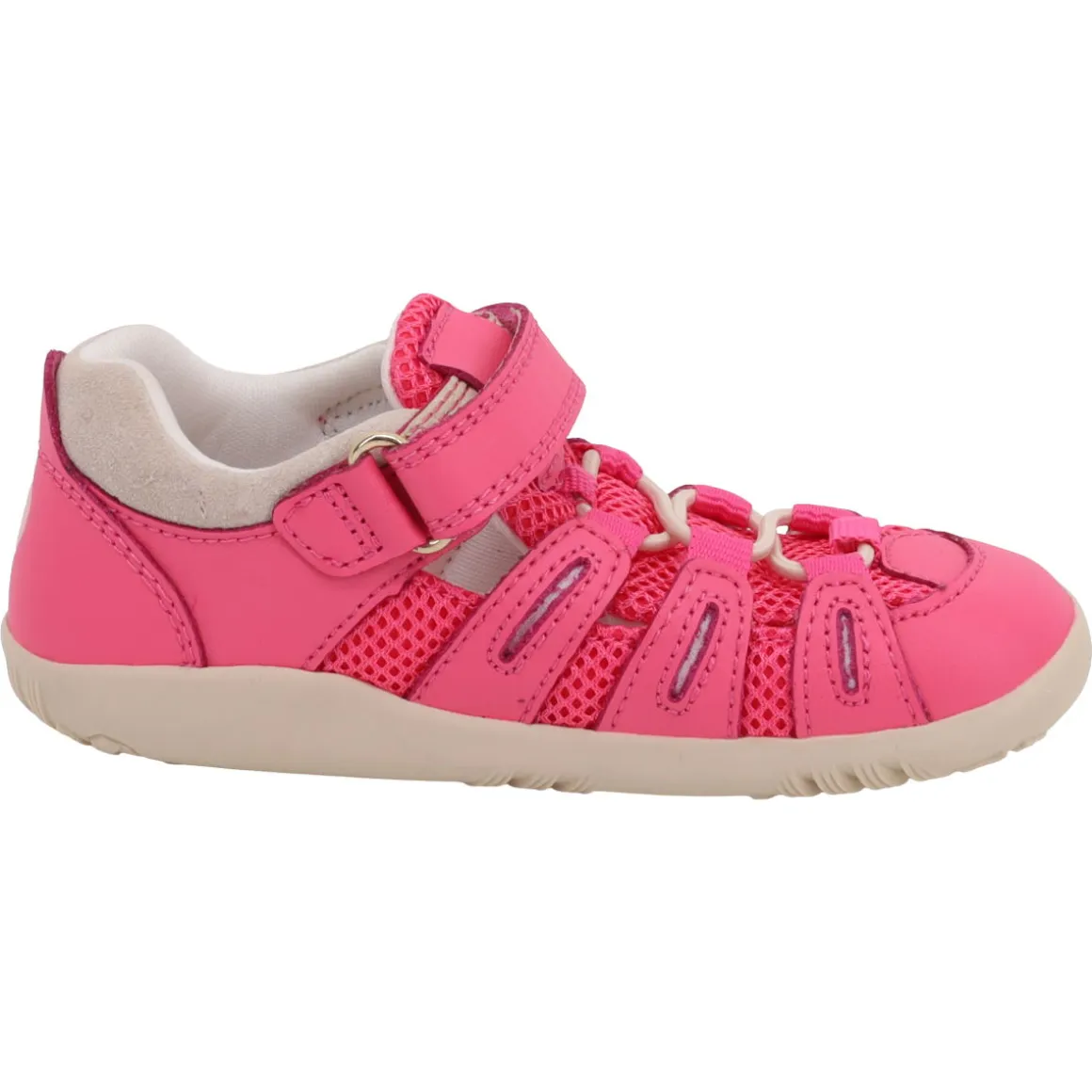 bobux i-walk ~ Summit Sandale ~ Pink Cyclamen & Chalk