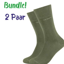 Camano ~ Bambussocke 2er Pack ~ Olive Green