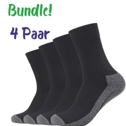 Camano ~ Funktionssocke Pro-Tex 4er Pack ~ Black