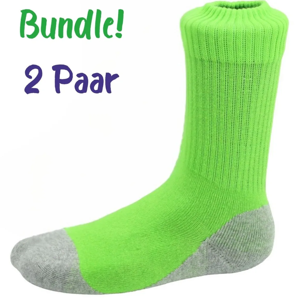 Camano kids ~ Funktionssocke Sport 2er Pack ~ Hellgrün