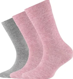 Camano kids ~ Kindersocke 3er Pack ~ mix rosa grau