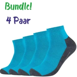 Camano ~ Kurzsocke Sport Pro-Tex-Funktion 4er Pack ~ turquoise