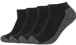 Camano ~ Sneakersocke Pro-Tex-Funktion 4er Pack ~ Black