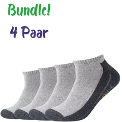 Camano ~ Sneakersocke Pro-Tex-Funktion 4er Pack ~ Grey Melange