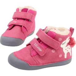 DD Step ~ HighCut Klettschuh Leder Winter ~ Pink Deer