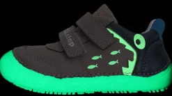 DD Step ~ Leder MidCut Klettschuh Glow in the Dark ~ Shark