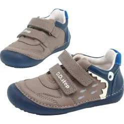 DD Step ~ Leder MidCut Klettschuh Glow in the Dark ~ Shark