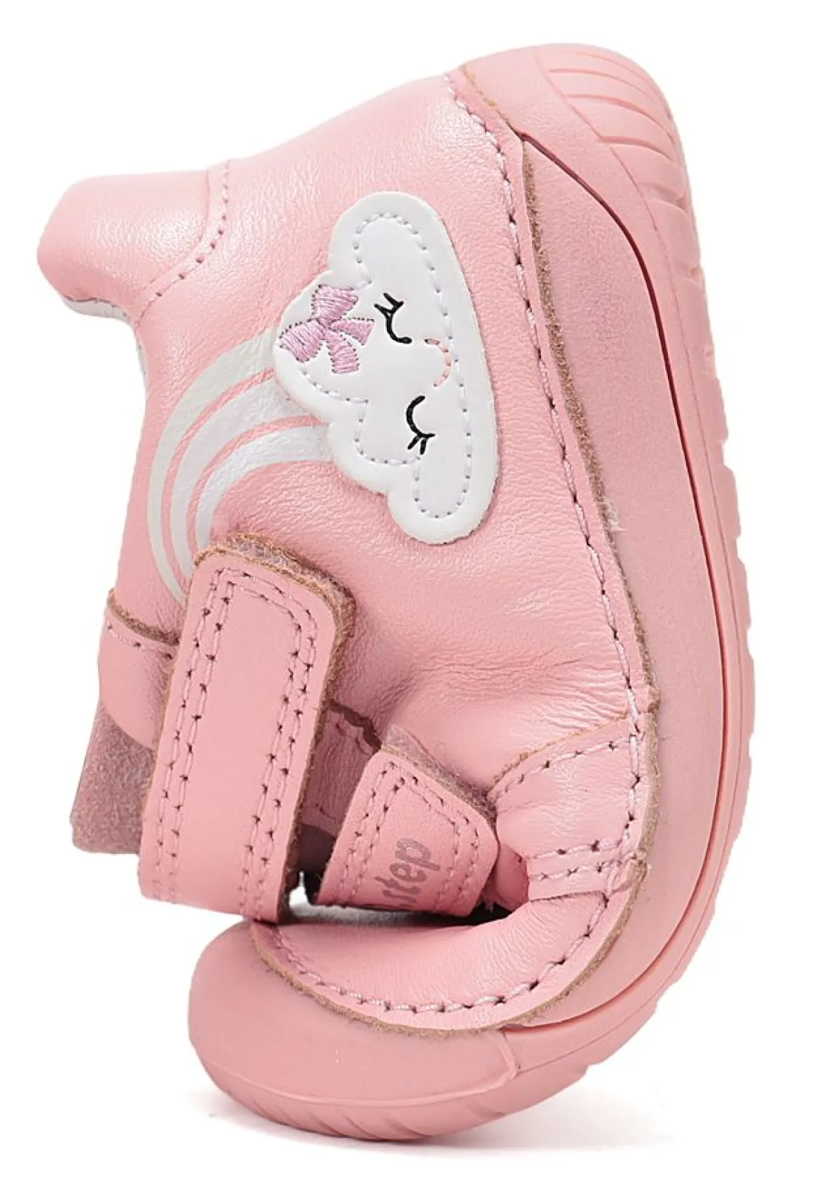 DD Step ~ Leder MidCut Klettschuh UV ~ Pink Rainbow