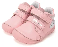 DD Step ~ Leder MidCut Klettschuh UV ~ Pink Rainbow