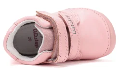 DD Step ~ Leder MidCut Klettschuh UV ~ Pink Rainbow