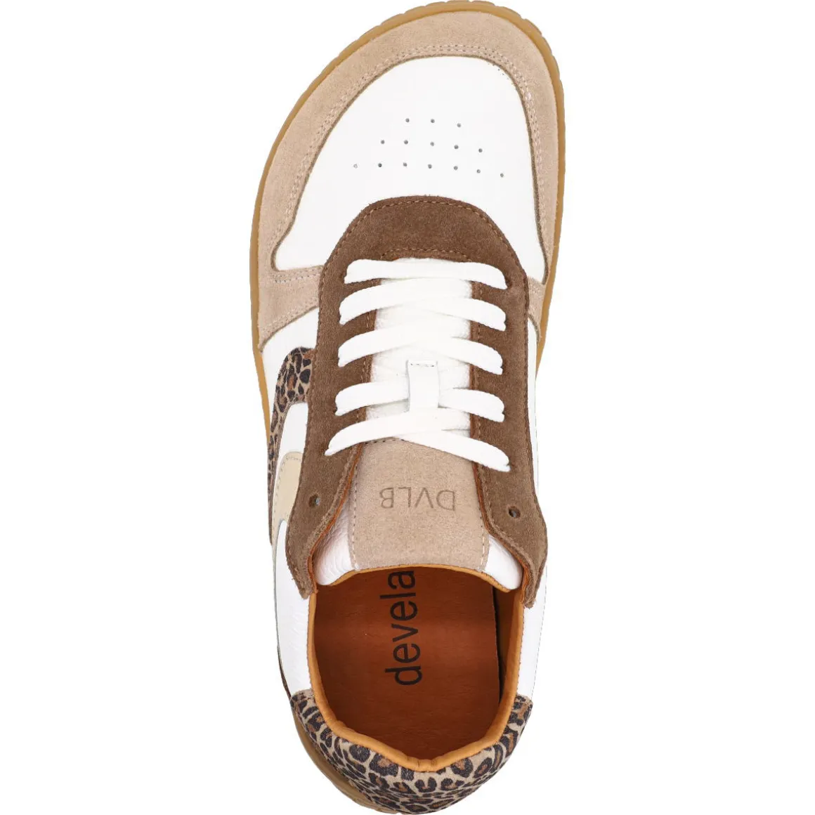 Develab |a ~ LowCut Sneaker Schnür ~ Leo Beige